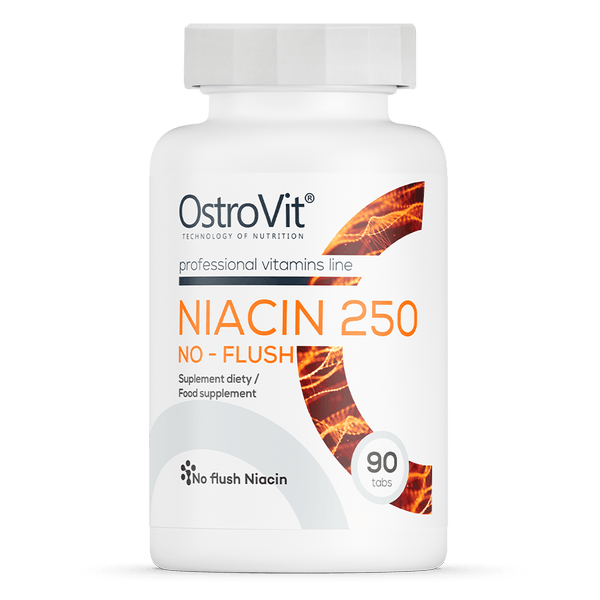 12 x Niacin 250mg - 90 Tablets - OstroVit