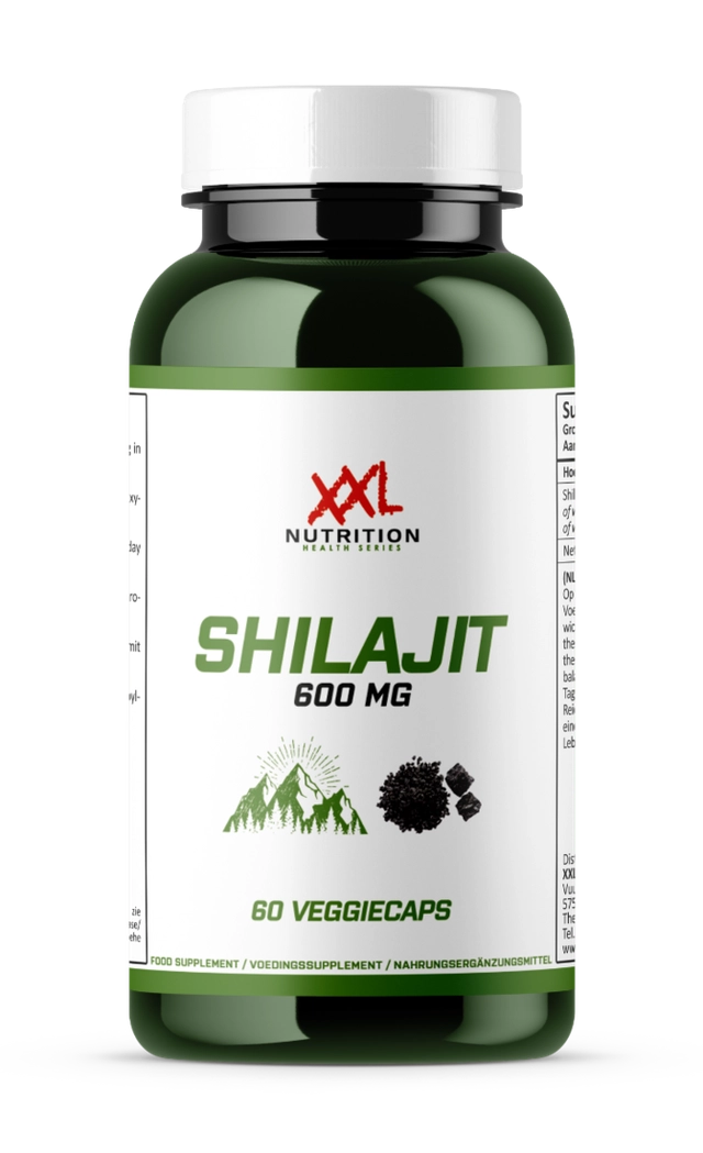Shilajit - 600 mg - 60 Capsules - XXL Nutrition