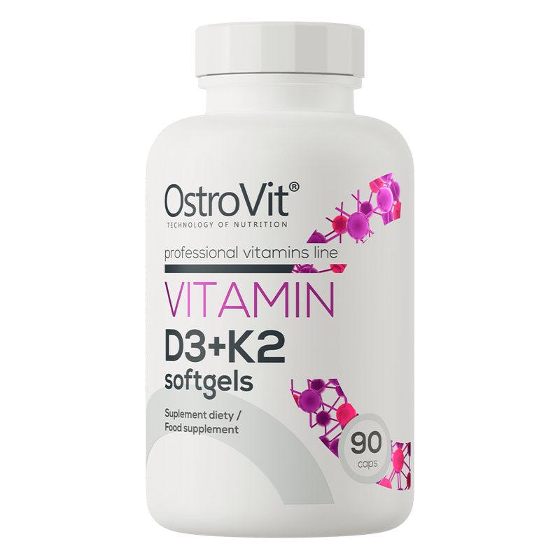 OstroVit Vitamine D3 + K2 90 gélules