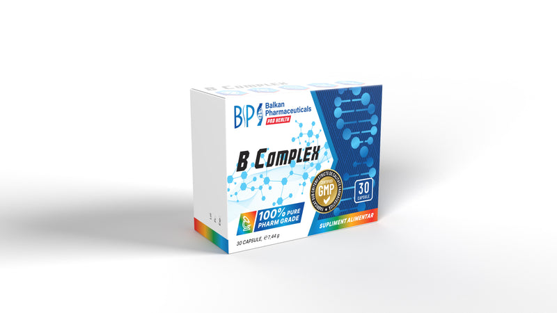 B Complex - 30 Capsules - Balkan Pharmaceuticals