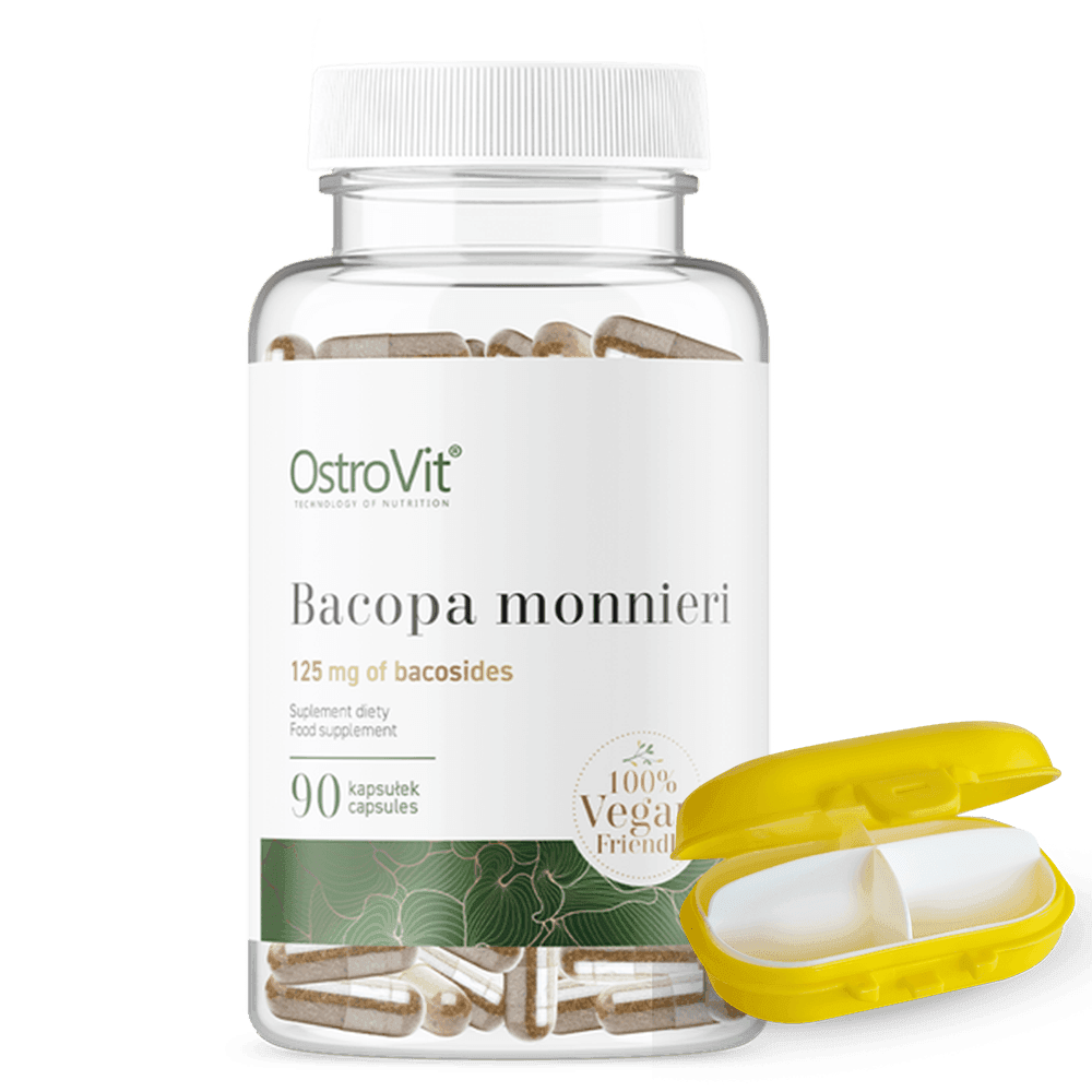 Bacopa Monnieri 250mg - Vegan - 90 Capsules - OstroVit