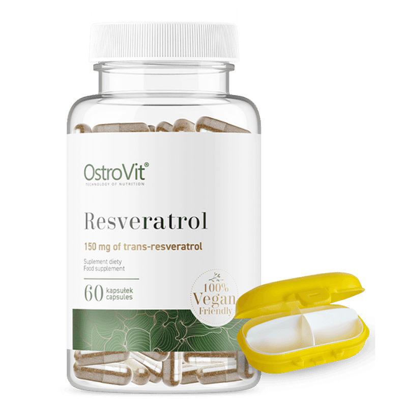 Resveratrol 150mg - Vegan - 60 Capsules - OstroVit